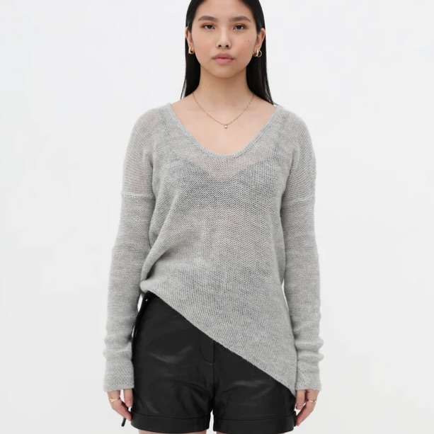 Helmut Lang | Asymmetrical Knit Sweater